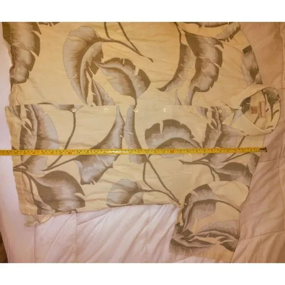 Vintage Kona Kai Silk Cotton Blend Hawaiian Tropical Shirt Size XL Button Up - Picture 7 of 9